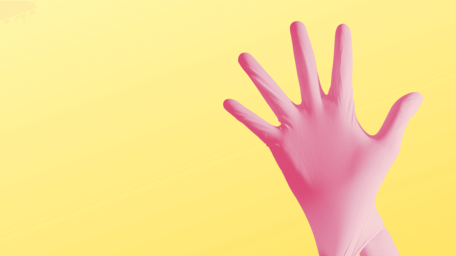 pinky gloves The Bold Woman