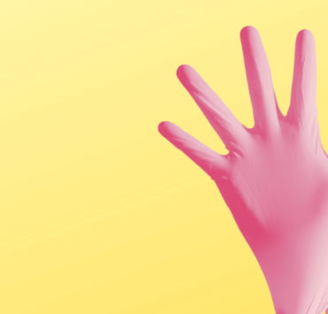 pinky gloves The Bold Woman