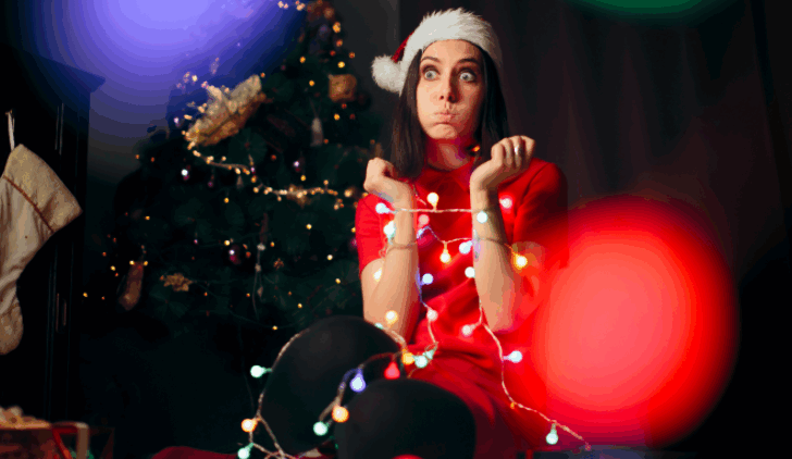 weihnachts-stress Weihnachten kann manchmal stressig sein